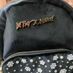 Betsey Johnson | Bags | Betsey Johnson Black Backpack With  display picture 3